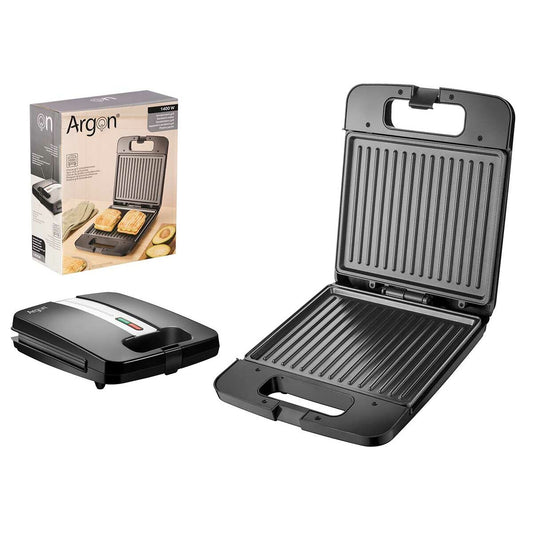 Argon Sandwichtoaster Argon K-718-2 Schwarz Stahl 1400 W